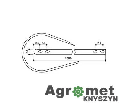 Blacha zgarniająca Welger OSŁONA PODBIERACZA NR 23 OPW23 nr23 1257521502 Blacha zgarniająca Welger OSŁONA PODBIERACZA NR 23 OPW23 nr23 1257521502