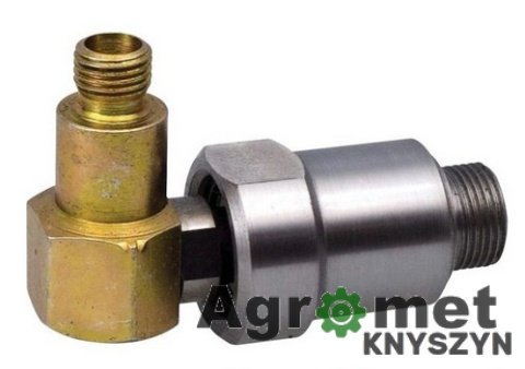 Końcówka hydrauliczna obrotów 0841431 602561 Zawór hydrauliczny wariatora 000602561 KĄTOWA GWINT M14X1,5 Końcówka hydrauliczna obrotów 0841431 602561 Zawór hydrauliczny wariatora 000602561 KĄTOWA GWINT M14X1,5