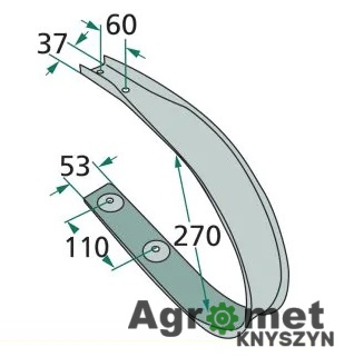 OSŁONA PODBIERACZA, KRONE, KR120, NR 17 OPK17 OSŁONA PODBIERACZA, KRONE, KR120, NR 17 OPK17