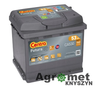 AKUMULATOR 12V 53AH CENTRA FUTURA CA530 +P 540A 207-175-190 AKUMULATOR 12V 53AH CENTRA FUTURA CA530 +P 540A 207-175-190