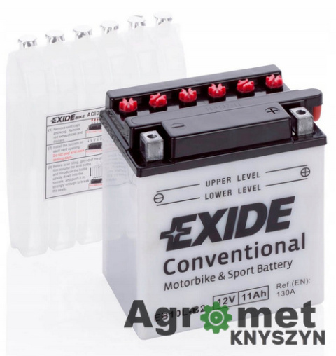 AKUMULATOR 12V 11AH EXIDE BIKE EB10L-B P+ 130A 135-90-145 MOTOCYKLOWY AKUMULATOR 12V 11AH EXIDE BIKE EB10L-B P+ 130A 135-90-145 MOTOCYKLOWY