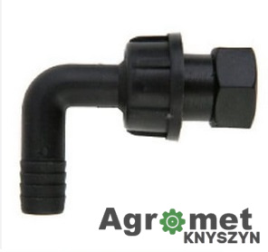 Agroplast Łacznik belki - kolanko OPRYSKIWACZ 634AP24LB 225276 Łącznik belki opryskiwacza łączony nakrętką z gwintem M20x1,5 kom
