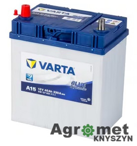 Akumulator Blue Dynamic, 12 V, 40 Ah, Varta