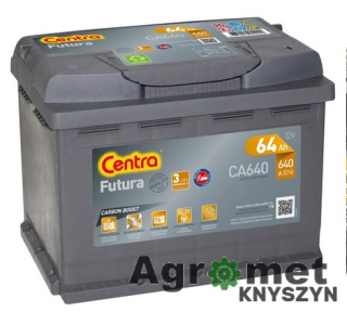 Akumulator Centra Futura, 12 V, 64ah, 640a, Prawy, Ca640 2753-1064201 7200416 3661024014229