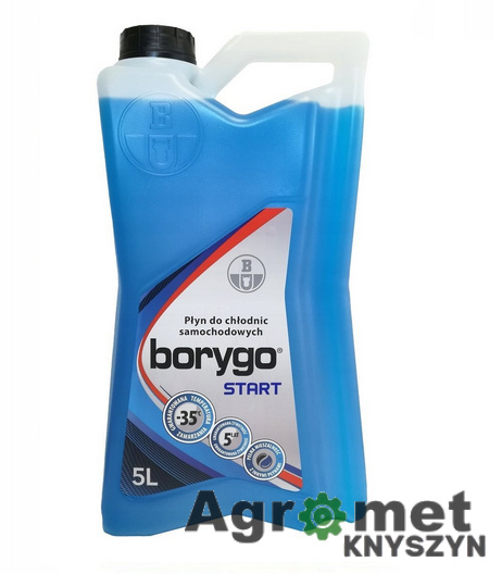 BORYGO START 5L NIEBIESKI PŁYN DO CHŁODNIC BORYGO START 5L NIEBIESKI PŁYN DO CHŁODNIC