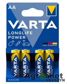 Bateria Aa Varta, 1,5 V, Lr6, 4 Szt. Bateria Aa Varta, 1,5 V, Lr6, 4 Szt.