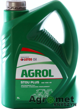 OLEJ AGROL STOU PLUS 10W40 5L AGRINA LOTOS