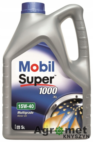 OLEJ MOBIL OLEJ MOBIL SUPER 1000X1 15W40 5L 150867 407008071097, 5055107435175, 5055107436820, 5055107462393, 5055107433706, 540
