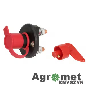 Odłącznik Prądu Akumulatora Okrągły, Czarny, M8 12/24v 150a/500a (5sec) Ip40 Odłącznik Prądu Akumulatora Okrągły, Czarny, M8 12/24v 150a/500a (5sec) Ip40