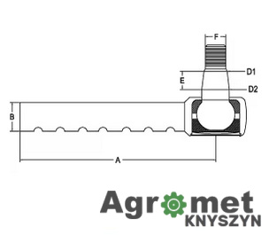 Końcówka drążka kierowniczego