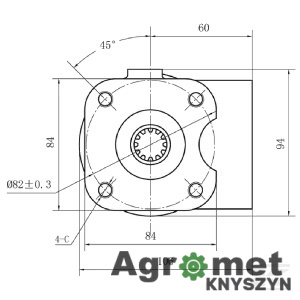 SOSPB160NONGP Orbitol układu kierowniczego 160 cm3 gopart SOSPB160NONGP Orbitol układu kierowniczego 160 cm3 gopart