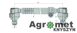 DRĄŻEK KIEROWNICZY MF LANDINI 886800M92 MASSEY FERGUSON 38715279