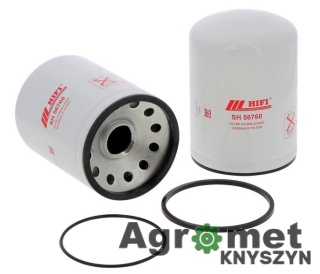 Filtr Oleju Hydrauliczn. Hifi SH56760 P550388 HF6710 AT58368, GG17032375 84476797, 86632018 D5NNF914A 1075951M1