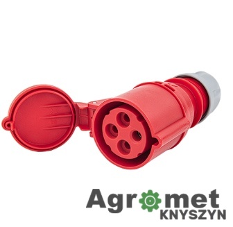 Gniazdo przenośne CEE 32A 4P 400V Gniazdo przenośne CEE 32A 4P 400V