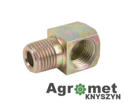 Kolanko z gwintem zewnętrznym/wewnętrznym 90° M10–M10
