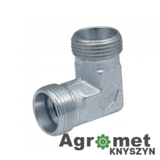 KOLANKO BB MM9002J08K Złączka kątowa M 1/8 BSP x 1/2 JIC KBB1/8X1/2 KBB1/2X18 T30738 AR26672
