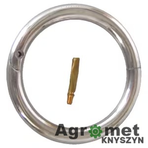 Koło nosowe Bison 55 mm – stal kwasoodporna z blokadą zatrzasku