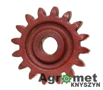 Koło zębate napędzane bez klina Z-16 fi 20 mm – siewnik Poznaniak (3023030150)