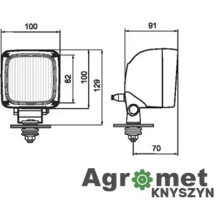 Lampa Robocza, Kwadratowa, Lkr5.26365